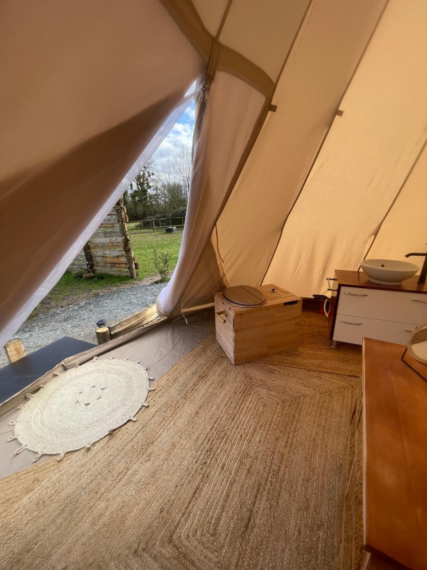 Chalet Au Coeur De La Nature Le Grand-Lucé Екстериор снимка